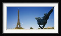 Low angle view of a tower, Eiffel Tower, Paris, France Fine Art Print