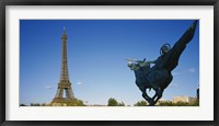 Low angle view of a tower, Eiffel Tower, Paris, France Fine Art Print