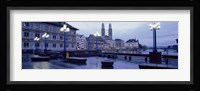 Evening, Zurich, Switzerland Fine Art Print