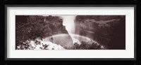 Victoria Falls Zimbabwe Africa (black and white) Fine Art Print