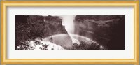 Victoria Falls Zimbabwe Africa (black and white) Fine Art Print