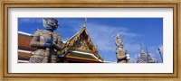 Architectual detail Grand Palace, Bangkok, Thailand Fine Art Print