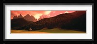 Small Church Dolomite Region Italy Fine Art Print