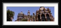 Low angle view of a hospital, Hospital De Sant Pau, Barcelona, Spain Fine Art Print