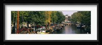 View of a Canal, Netherlands, Amsterdam Fine Art Print