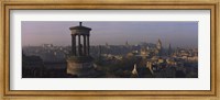 High angle view of a monument in a city, Edinburgh, Scotland Fine Art Print