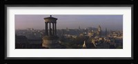 High angle view of a monument in a city, Edinburgh, Scotland Fine Art Print