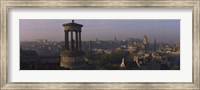 High angle view of a monument in a city, Edinburgh, Scotland Fine Art Print
