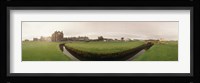 Golf course with buildings in the background, The Royal and Ancient Golf Club, St. Andrews, Fife, Scotland Fine Art Print
