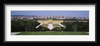 Formal garden in front of a palace, Schonbrunn Palace, Vienna, Austria Fine Art Print