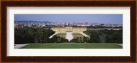 Formal garden in front of a palace, Schonbrunn Palace, Vienna, Austria Fine Art Print
