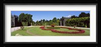 Formal garden in front of a building, Schonbrunn Gardens, Vienna, Austria Fine Art Print