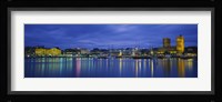 Buildings at the waterfront, City Hall, Oslo, Norway Fine Art Print