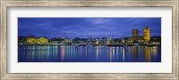 Buildings at the waterfront, City Hall, Oslo, Norway Fine Art Print