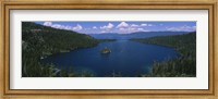 High angle view of a lake, Lake Tahoe, California, USA Fine Art Print