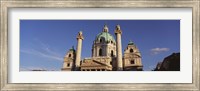 Austria, Vienna, Facade of St. Charles Church Fine Art Print