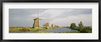 Windmills in Holland Fine Art Print