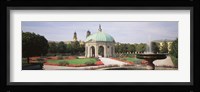 Gazebo In The Garden, Hofgarten, Munich, Germany Fine Art Print