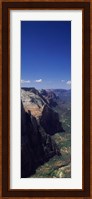 View from Observation Point, Zion National Park, Utah, USA Fine Art Print