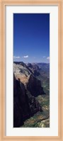 View from Observation Point, Zion National Park, Utah, USA Fine Art Print