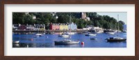Boats docked at a harbor, Tobermory, Isle of Mull, Scotland Fine Art Print