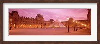 Low angle view of a museum, Musee Du Louvre, Paris, France Fine Art Print