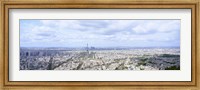 High angle view of Eiffel Tower, Paris, France Fine Art Print