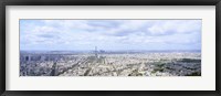 High angle view of Eiffel Tower, Paris, France Fine Art Print