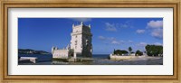 Fort at the coast, Torre De Belem, Lisbon, Portugal Fine Art Print