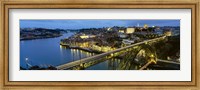 Bridge across a river, Dom Luis I Bridge, Oporto, Portugal Fine Art Print
