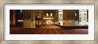 Interiors of a mosque, Ulu Camii, Bursa, Bursa Province, Turkey Fine Art Print