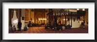 Group of people praying in a mosque, Ulu Camii, Bursa, Turkey Fine Art Print