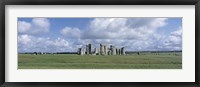 England, Wiltshire, View of rock formations of Stonehenge Fine Art Print