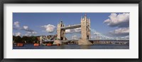 Bridge Over A River, Tower Bridge, Thames River, London, England, United Kingdom Fine Art Print