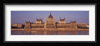 Hungary, Budapest, View of the Parliament building Fine Art Print