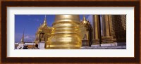 Golden stupa in a temple, Grand Palace, Bangkok, Thailand Fine Art Print