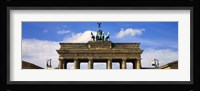 High section view of a memorial gate, Brandenburg Gate, Berlin, Germany Fine Art Print