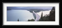 Germany, Bavaria, Bridge over Sylvenstein Lake Fine Art Print