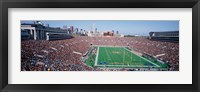 Football, Soldier Field, Chicago, Illinois, USA Framed Print