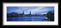 Buildings along the river, Inverness, Scotland Fine Art Print