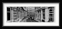 Buildings along a road, London, England Fine Art Print
