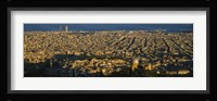 Aerial View of Barcelona, Spain Fine Art Print