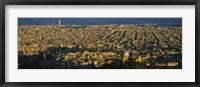 Aerial View of Barcelona, Spain Fine Art Print