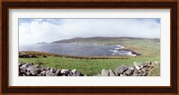 UK, Ireland, Kerry County, Rocks on Greenfields Fine Art Print