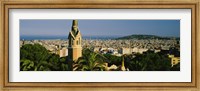 High Angle View of Barcelona, Spain Fine Art Print