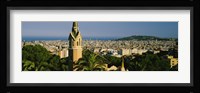 High Angle View of Barcelona, Spain Fine Art Print