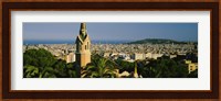 High Angle View of Barcelona, Spain Fine Art Print