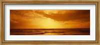 Ocean at dusk, Pacific Ocean, California, USA Fine Art Print