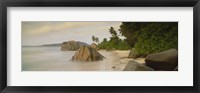 Rocks On The Beach, La Digue Island, Seychelles Fine Art Print