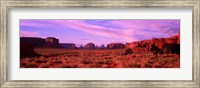 Dawn Sky in Monument Valley, Utah Fine Art Print